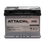Аккумулятор ATTACK  6СТ-60 (0) R+  евро